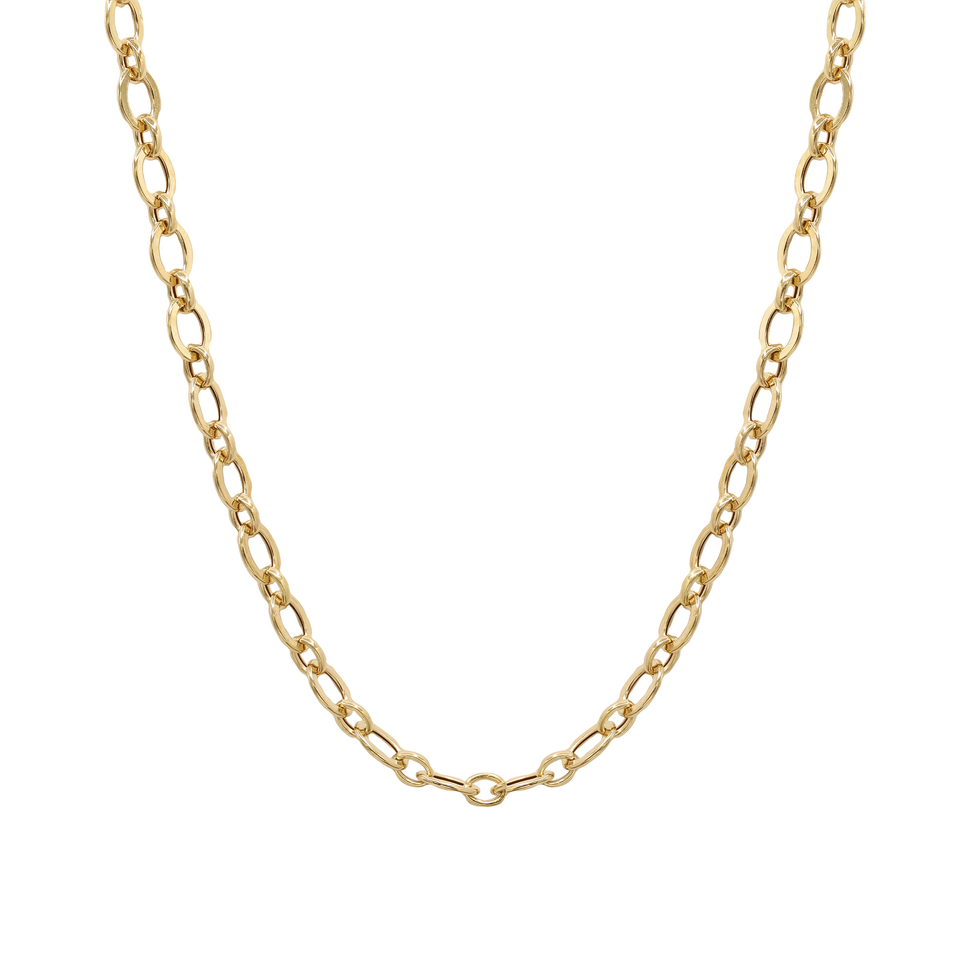 گردنبند بیضی ترکیبی