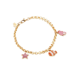 دستبند رولو ظریف و نمو ترکیبی مینایی بچه گانه