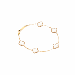 دستبند طرح ونکلیف صدف پنج تایی جدید